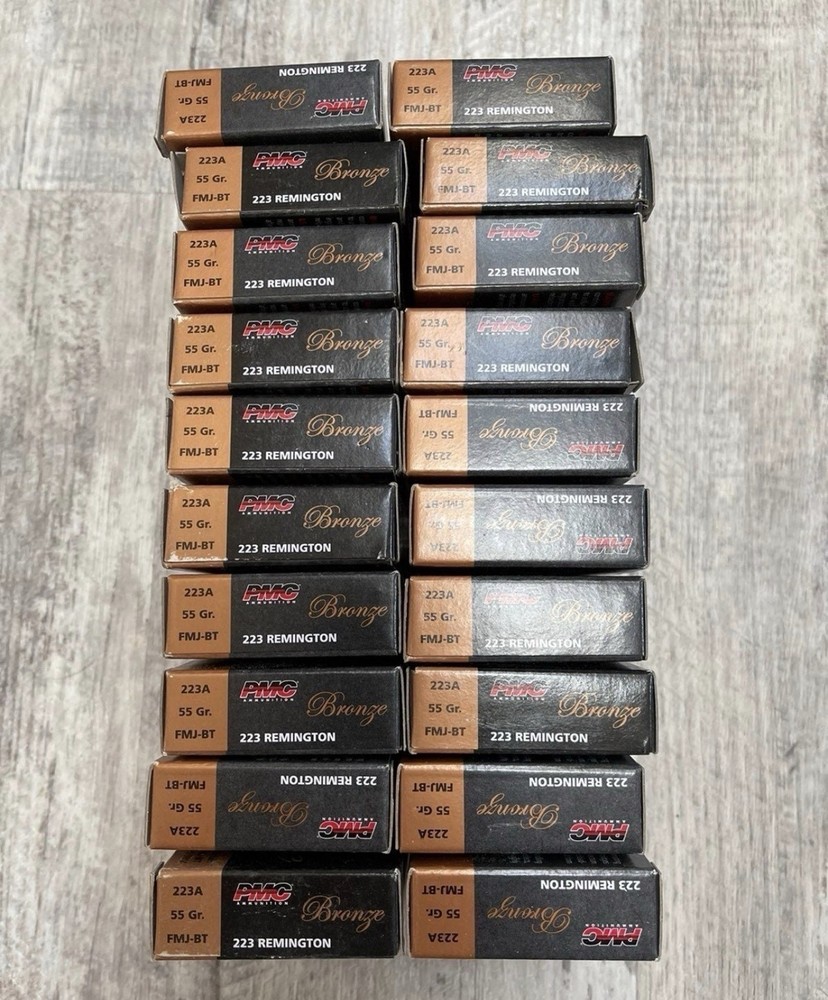 50 Empty Ammo Boxes .223 Tuck In Flaps