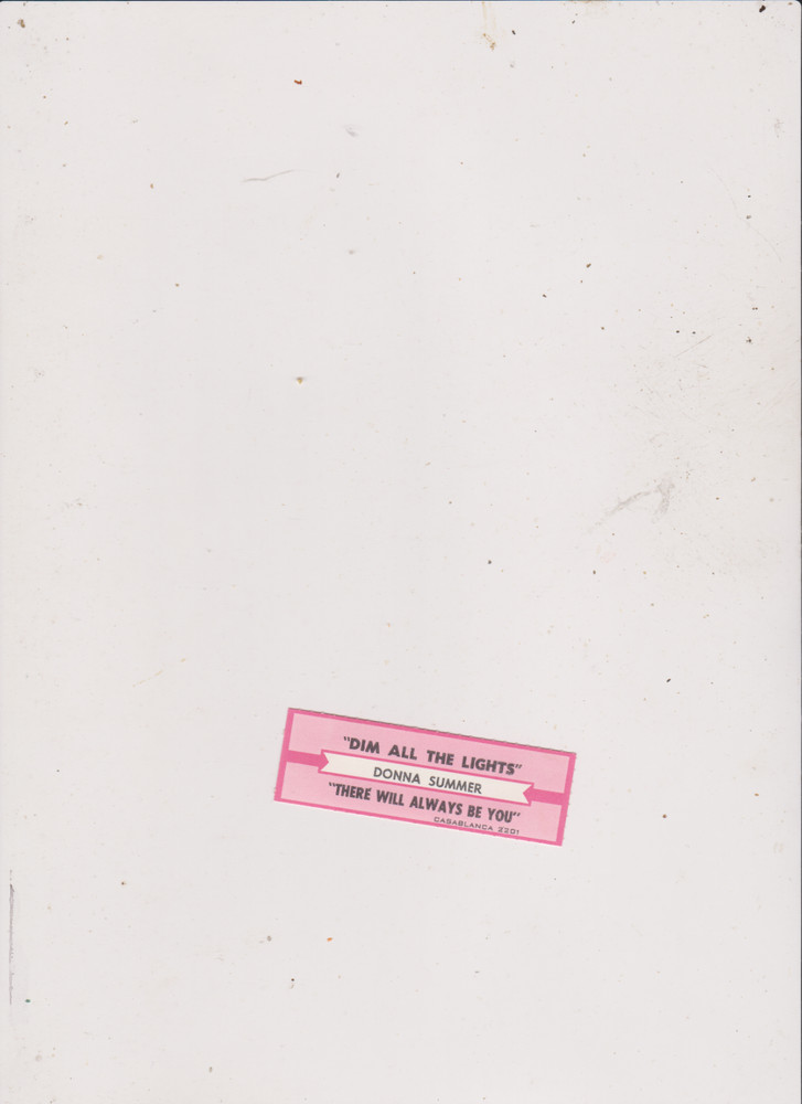 DONNA SUMMER jukebox title strip