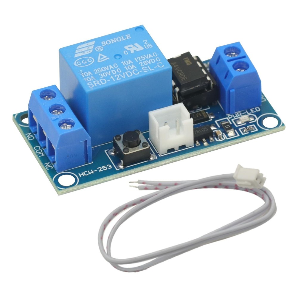 2pcs 1 Channel DC 12V Latching Relay Module with Touch Bistable Switch One Ch...