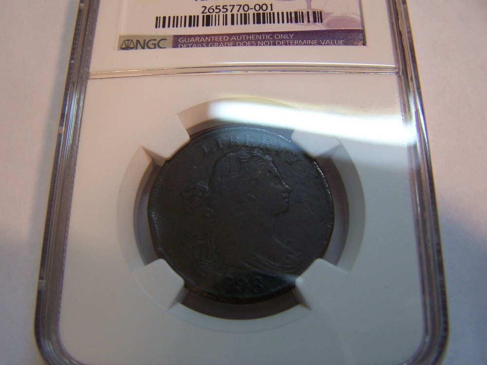 1798 Large Cent NGC VF