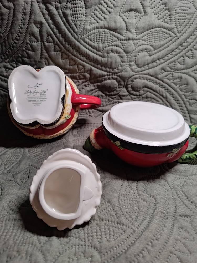 Lady Jayne Ltd Santa Teapot Cup set 2003