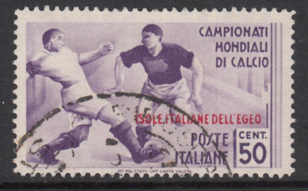 Italy Egeo - Sassone n. 77  cv 130$  fine used