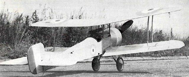 Bristol Scout Type D 43" Wingspan RC Model Airplane Printed Plans & Templates
