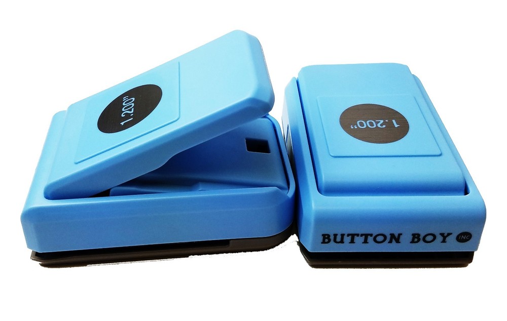 7/8" Button Boy Double Level Hand Held Punch - cuts circles 1.200"