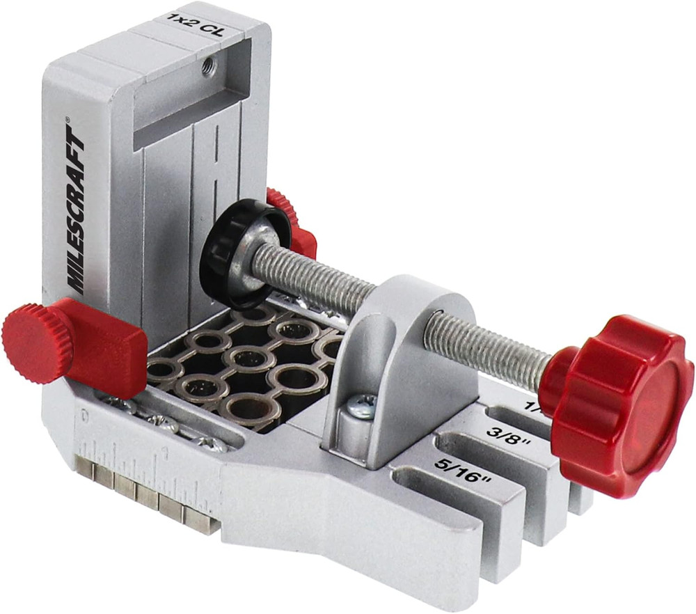 1334 Joint Master – Self-Clamping Aluminum Doweling Jig. Creates Edge, Corner, a