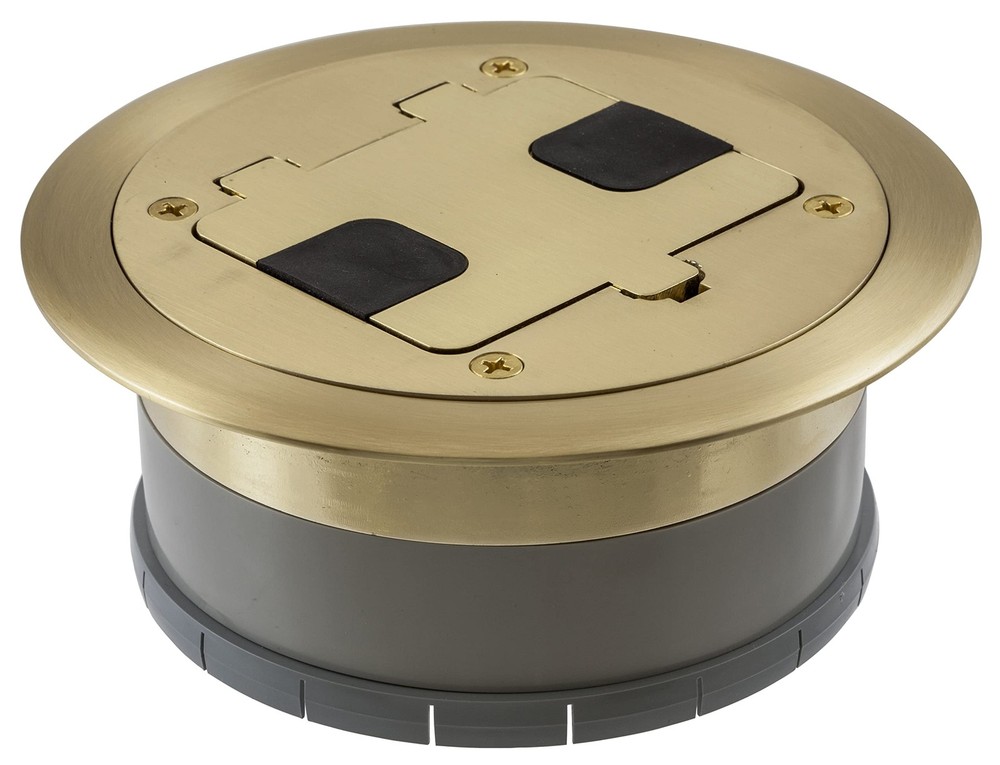 Bryant Electric RF406BP Pre-Assembled Flange, Cover, and Leveling Ring for Floor