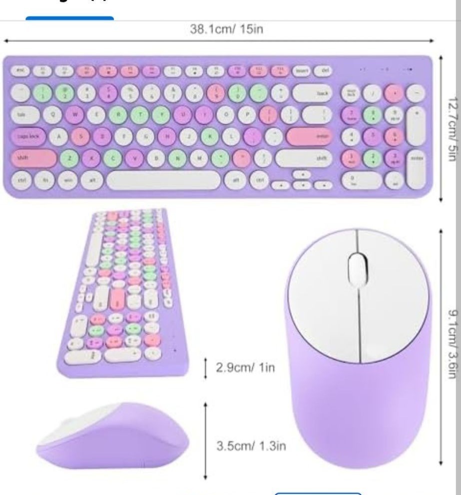 2.4G Wireless Connection Plug and Play Wireless Keyboard and Mouse Combo