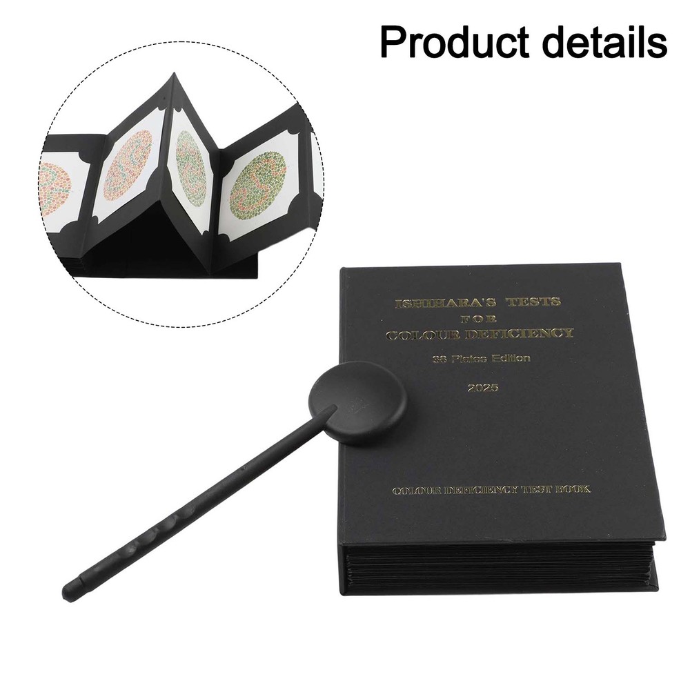 Ishihara Optical Testing Book with Eye Shading Lenses for Professionals