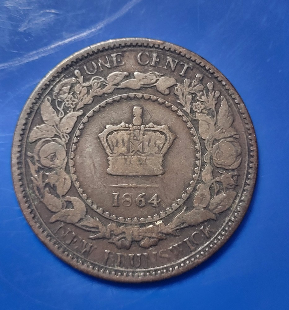 1864 New Brunswick Cent Free Shipping