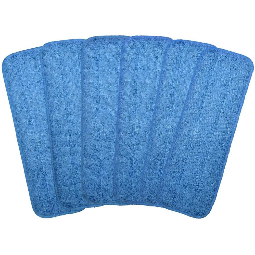 Microfiber Replacement Mop Pad, 18" x 6" Wet & Dry Home & Commercial Cleaning...
