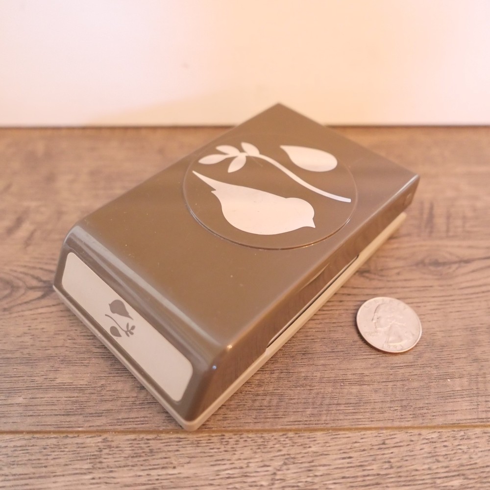 Stampin Up Bird Leaf Branch Builder Paper Punch Craft Scrapbook