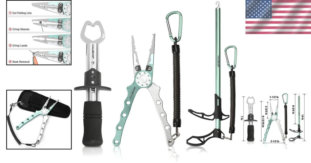 Fishing Pliers, Gripper & Hook Remover