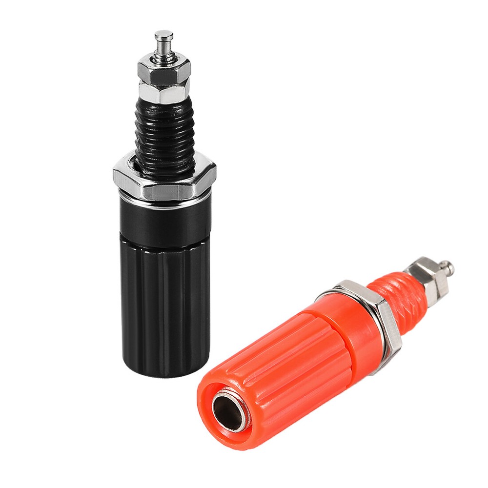 5 Pairs Binding Post M8 Thread Amplifier Connector Banana Plug Jack Socket