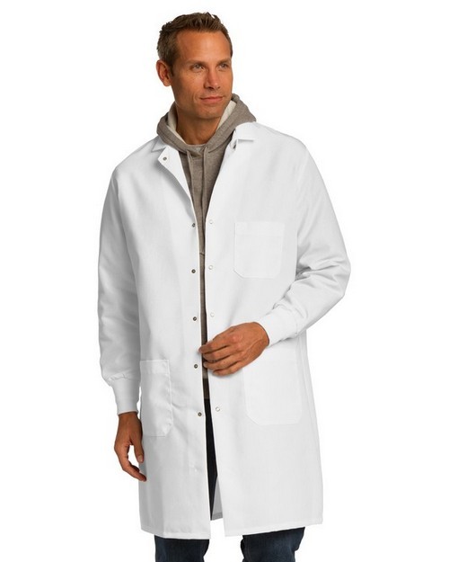 New Unisex Cuffed White Lab Coat XS-4XL