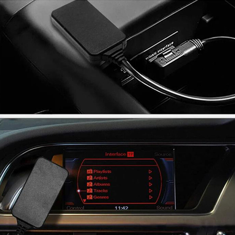 Bluetooth USB AUX Audio Cable Adapter Wireless Module For Benz GL ML CLS SLK GLK