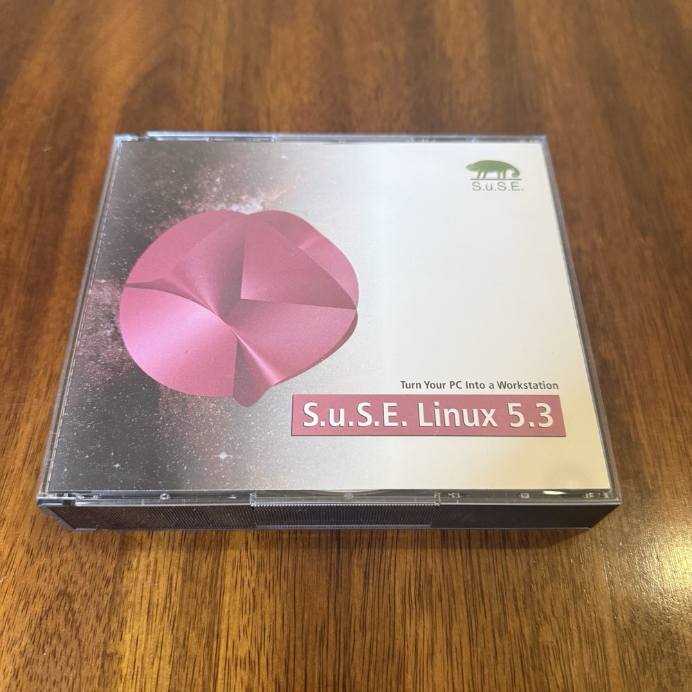 Suse Linux 5.3 July 1998 (CD-ROM, 2001) Big Box Vintage Software