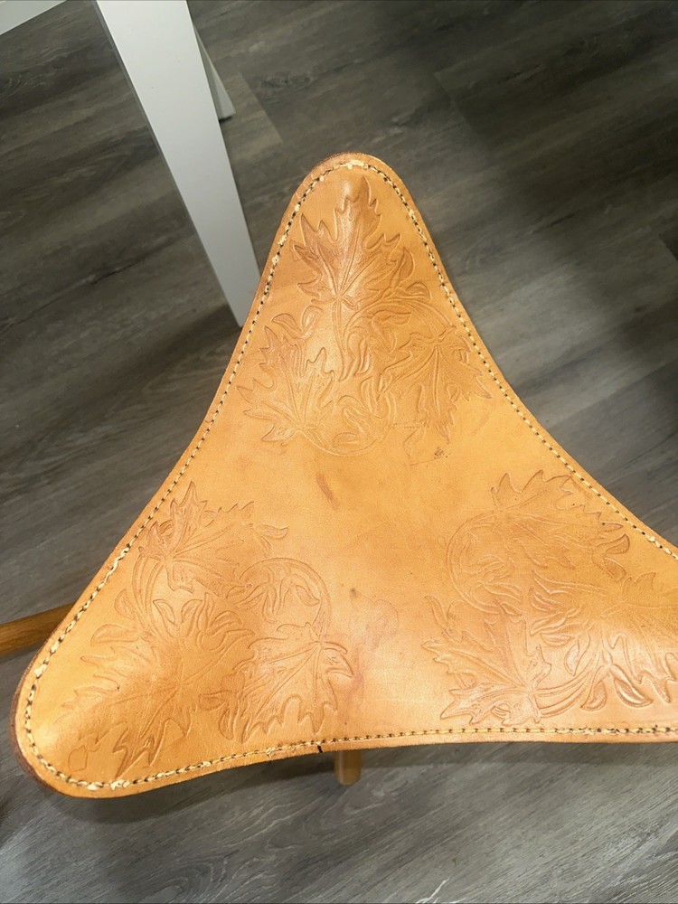 Leather Horse Saddle Stools