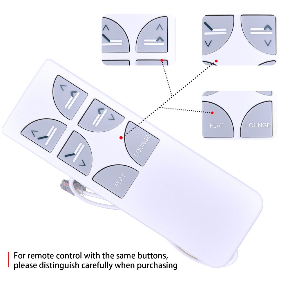 Remote Control For Serta Motion Essentials 2 II Adjustable Base Bed