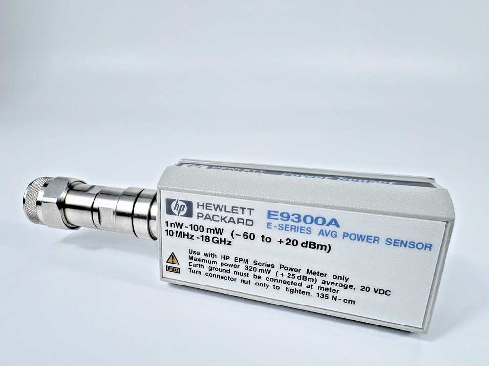 HP E9300A E-Series AVG Power Sensor 10MHz–18GHz (-60 to +20 dBm)