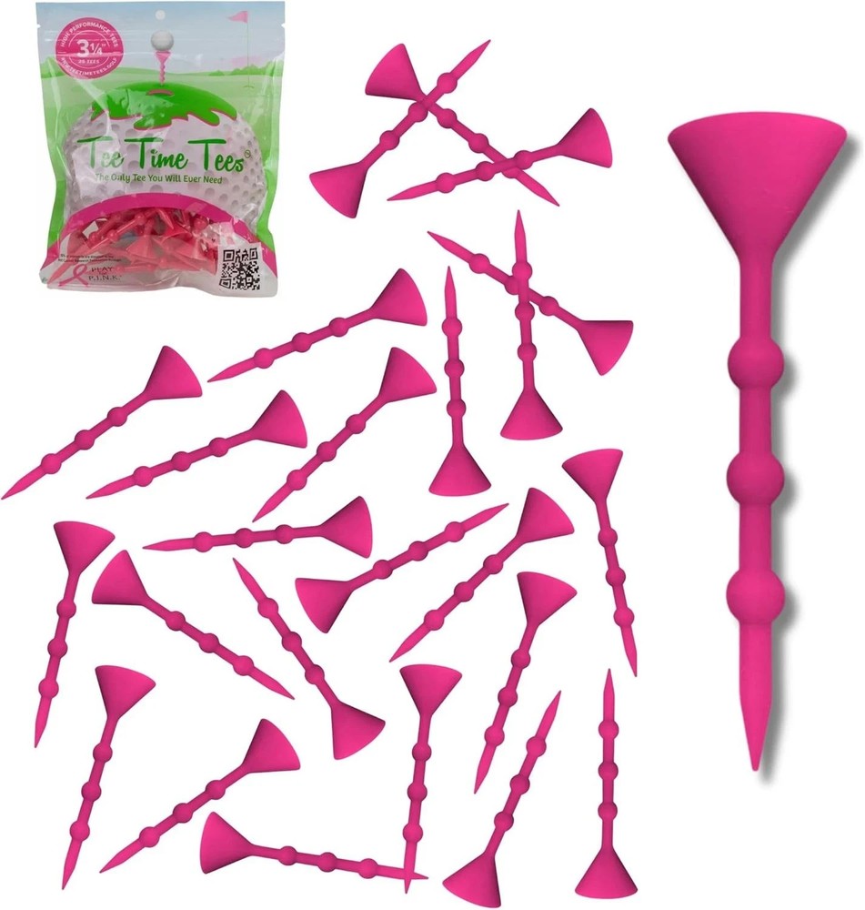 Golf Tee's 25 Pack Plastic Bubble Tee's UNBREAKABLE