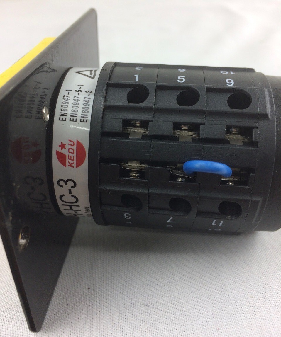 KEDU ZHHC3 Rotary OFF/FW/REV Replacement Switch ZH-HC-3 EN60947 Ships from USA