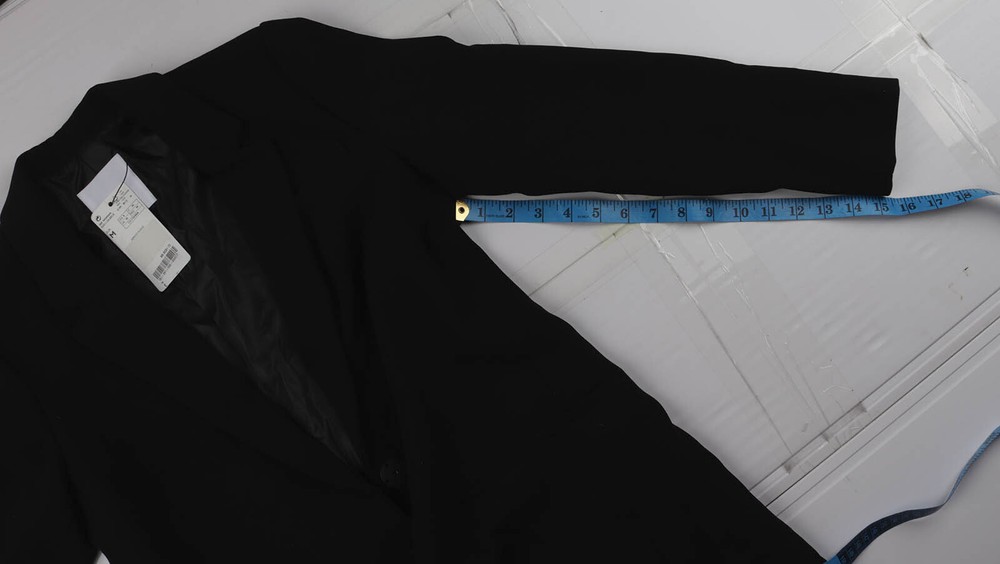 Mango Black Coat Size Medium Womens