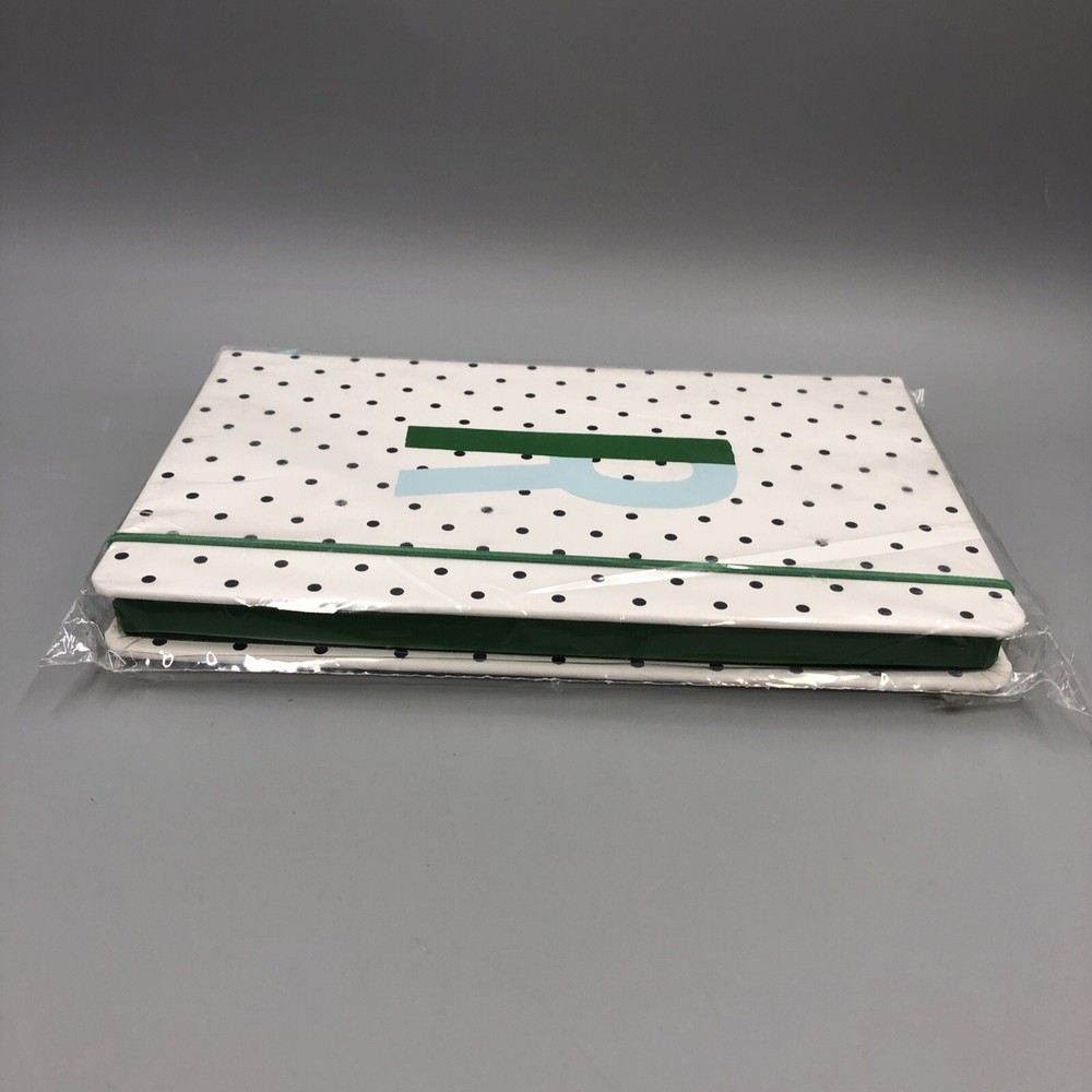 Kate Spade New York Take Note Large Polka Dot Leatherette Initial "R" Notebook