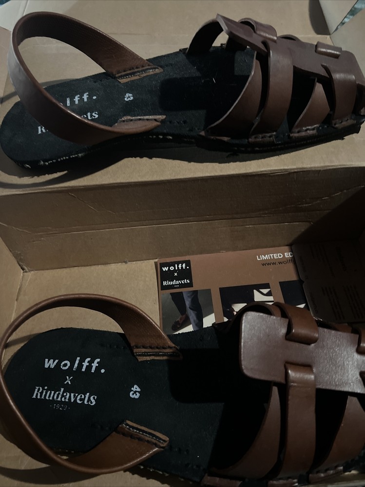 Wolff Men Sandals 10 43 Brown
