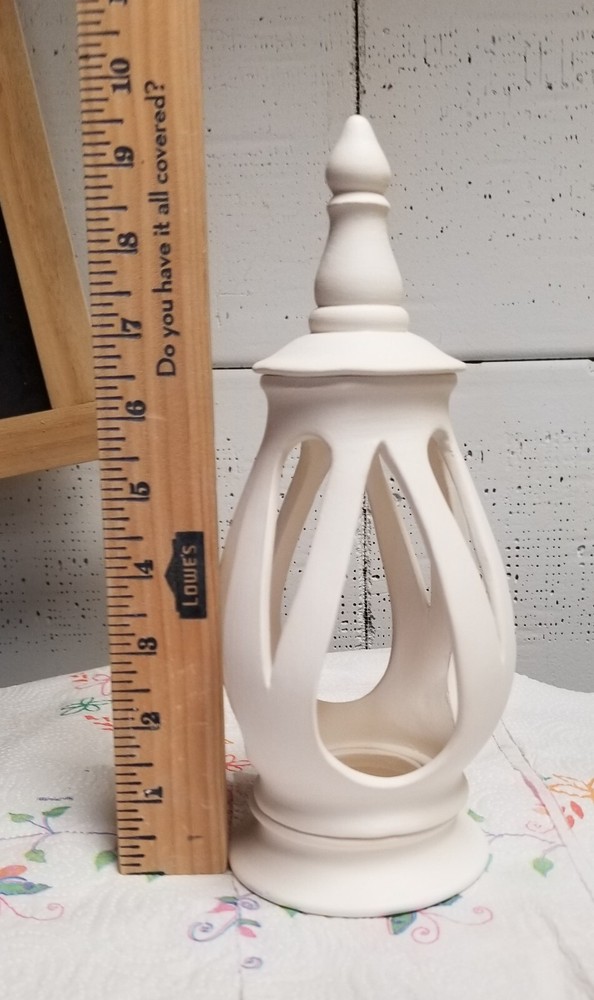 Ready to Paint Ceramic Bisque Duncan Garden Lantern