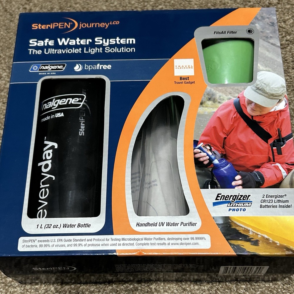 NEW Steripen Journey LCD Safe Water System SEALED
