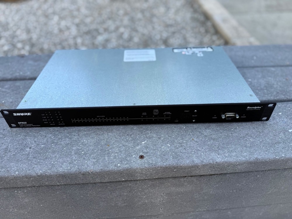 Shure DFR22 Soundplex Audio Processor Feedback Reduction