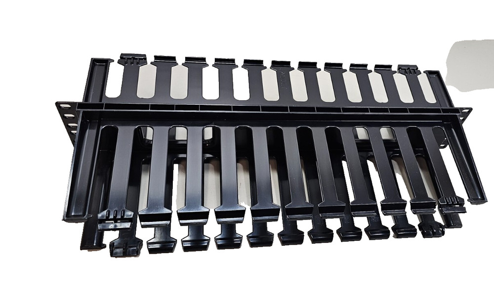 New Panduit Patchlink WMP1E Horizontal Cable Manager 19" Front & Rear 2RU