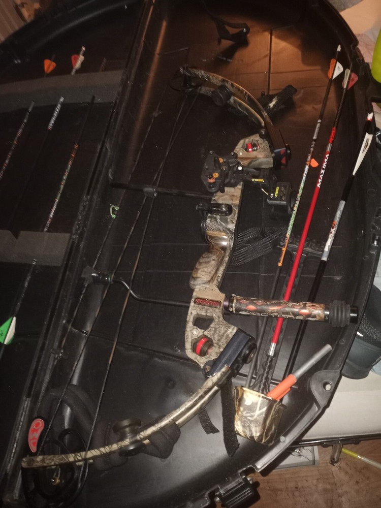 Buckmaster bow and 6 arrows