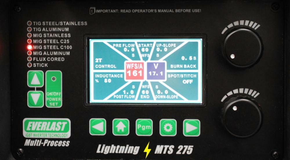LightningMTS 275 250 Amp AC/DC TIG Pulse / MIG / Stick Combo Welder Dual Voltage