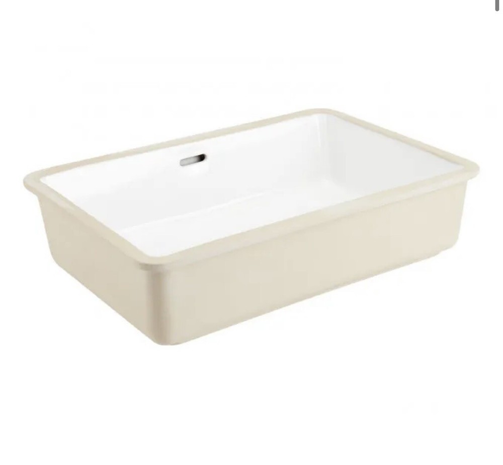Signature Hardware Destin Rectangular 21”Porcelain Undercount Bathroom Sink