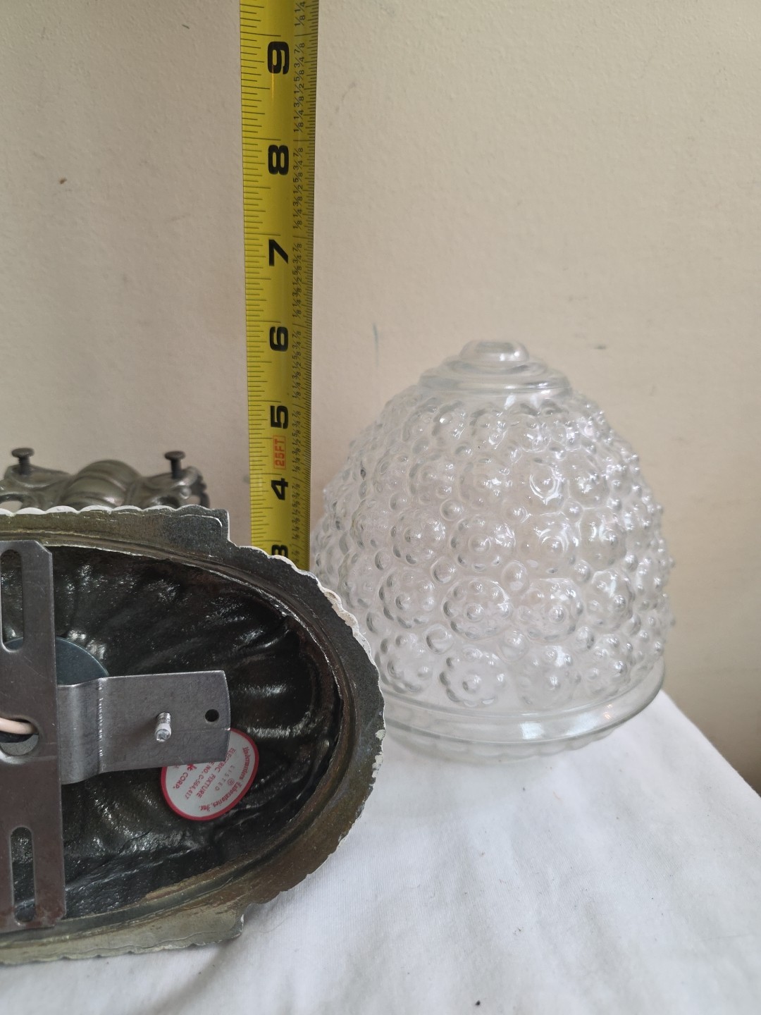 Vintage Double Vanity Bathroom Wall Globes Light Fixture By Lightcraft App 13"