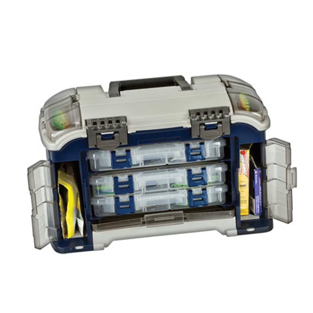 Angled Tackle System 3700, Blue and Silver