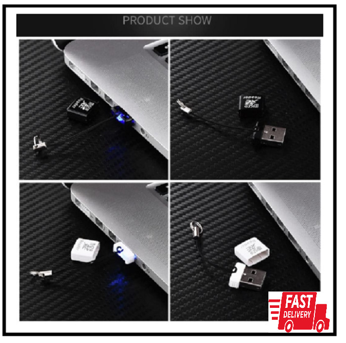 Cotchear Mini Super Speed Micro SD/SDXC TF USB 2.0 Card Reader Adapter