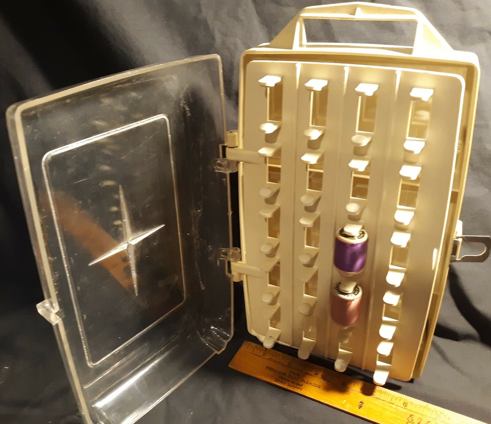 AVANT Thread & Notions Storage Caddy Vintage Folding Compact For Small Spools