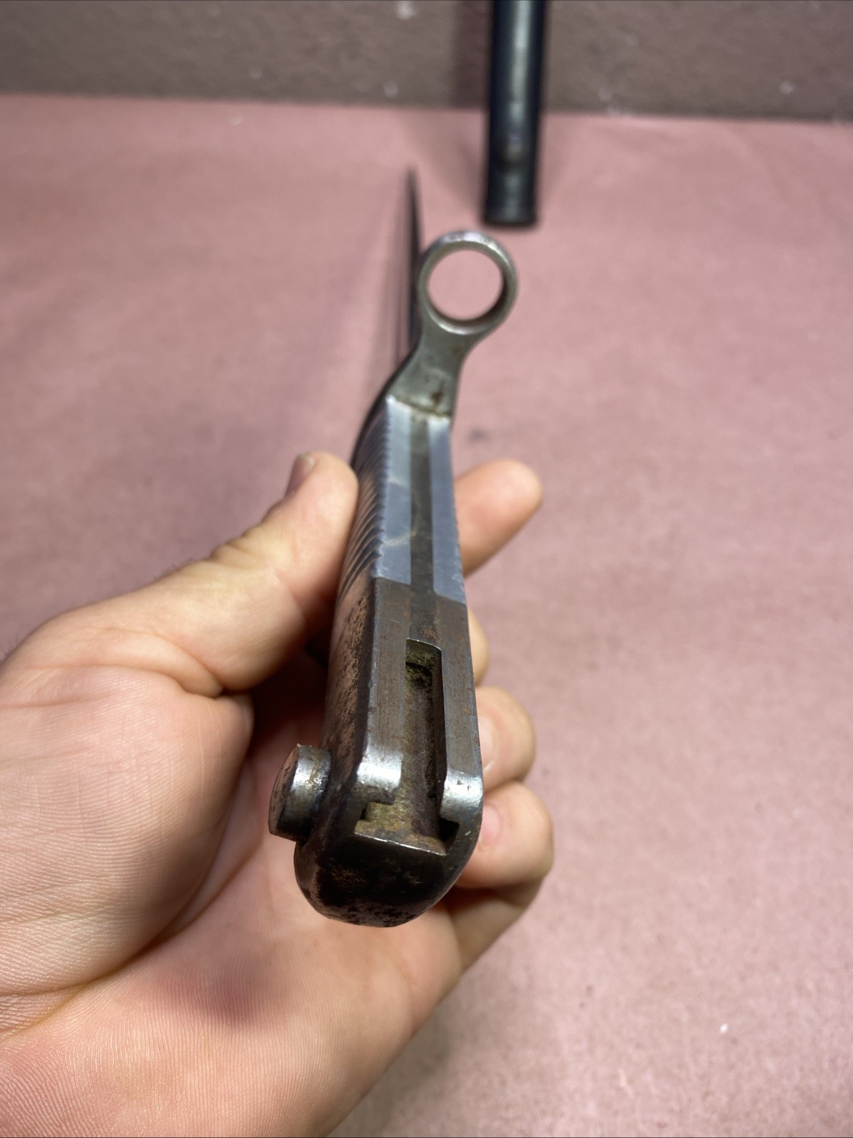 Weyersberg KirschBaum & Co Solingen Modelo Argentino 1891 Bayonet w/Scabbard