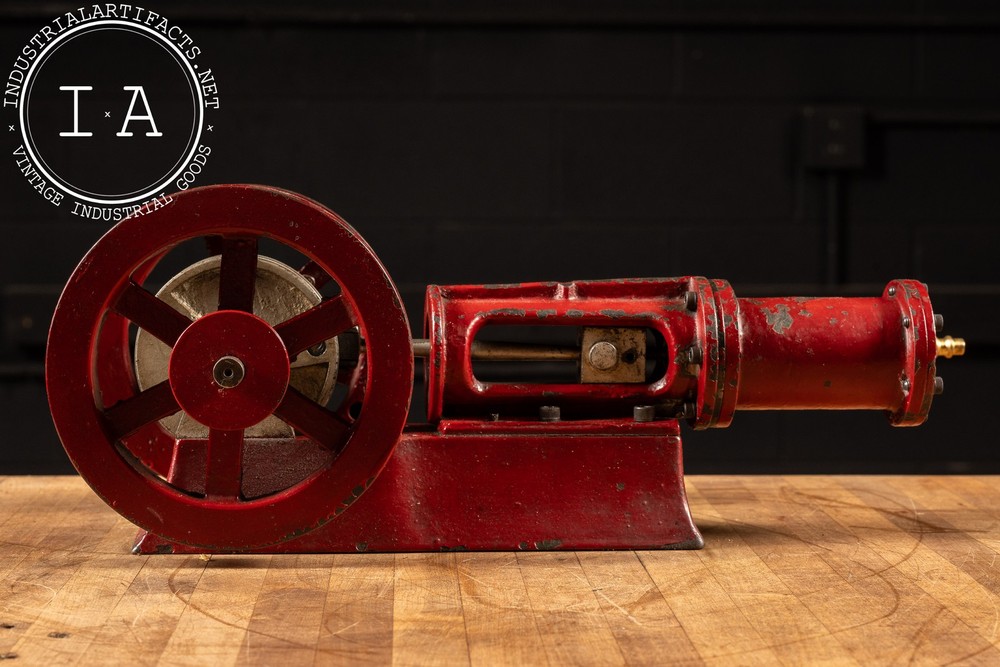 Antique Horizontal Steam Engine Demonstrator