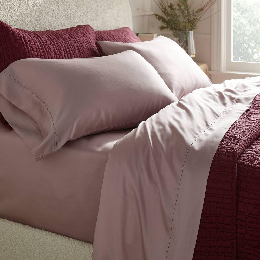 Full 320 Thread Count Lyocell Rose Ash - Threshold