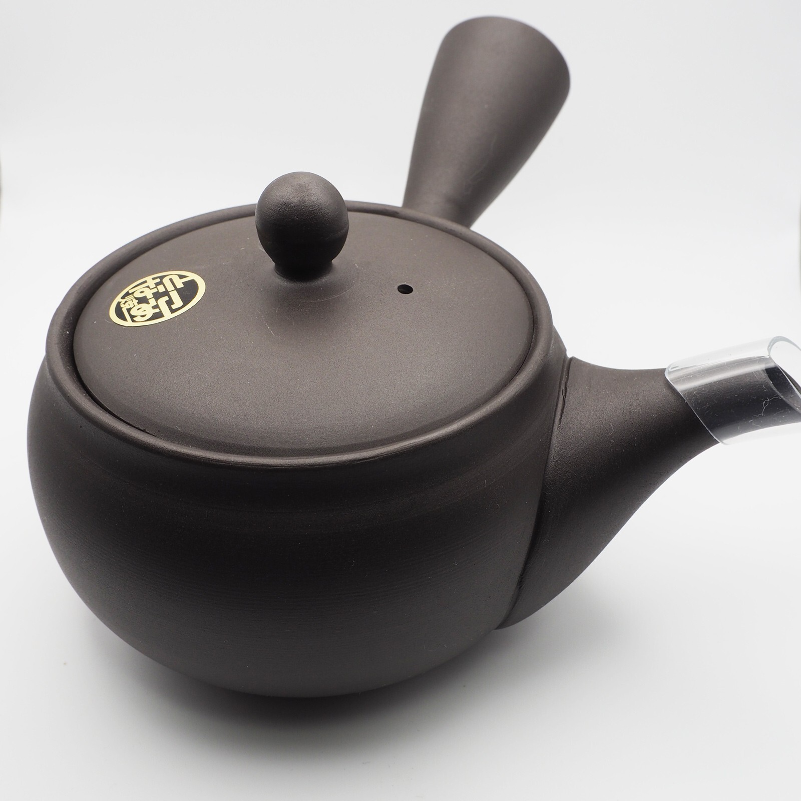 Japanese Teapot Kyusu Tokoname Ware 'Dark Gray Ceramesh' 330ml Japan-Made NEW