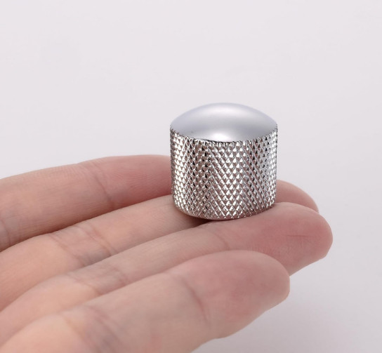 1-4 Pcs Volume Metal Dome Button Control Knobs Metal Volume Control Knobs Guitar