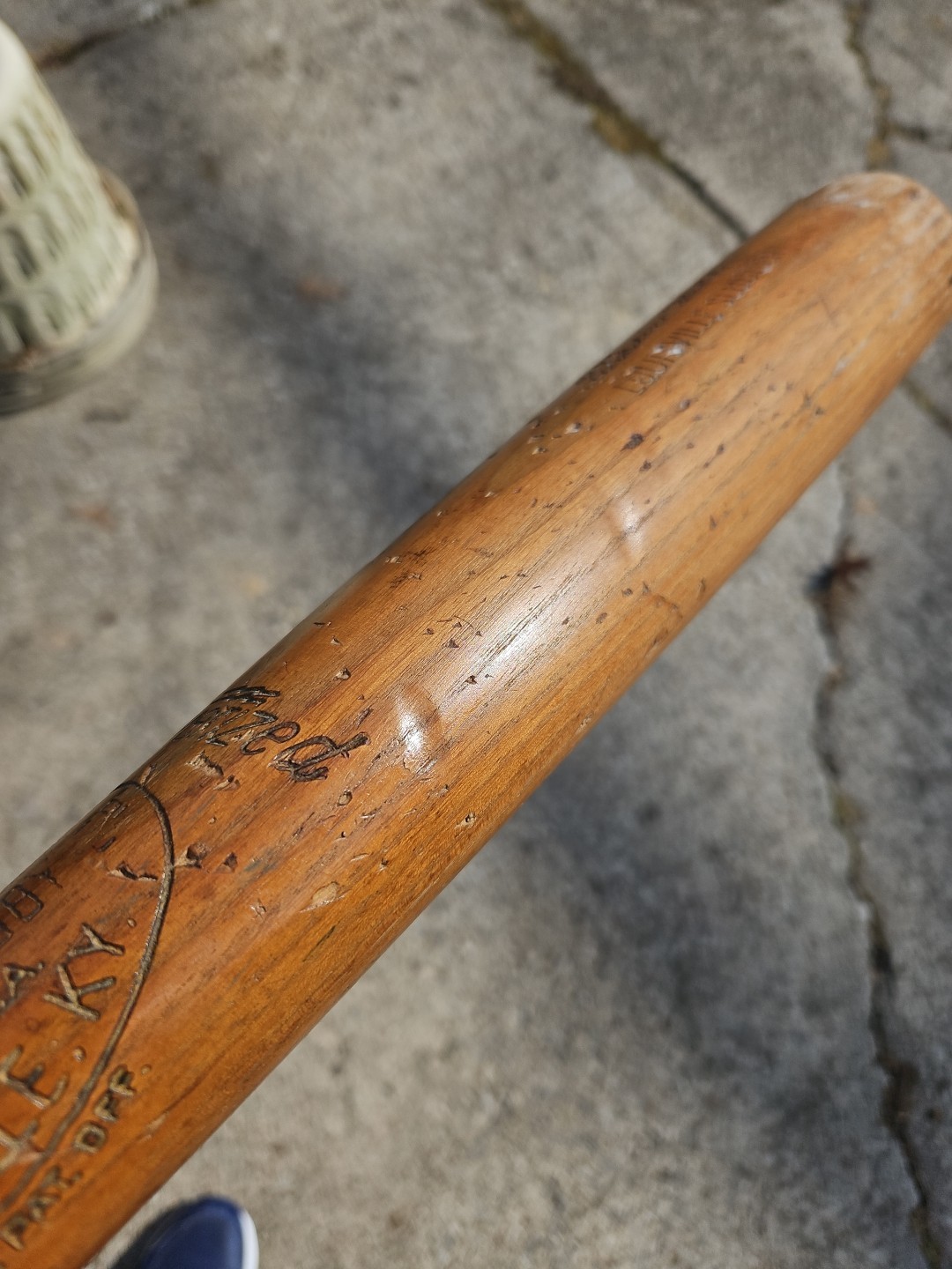 Vintage Game Used Cleveland INDIANS Star WOODIE HELD baseball Bat BALTIMORE '66