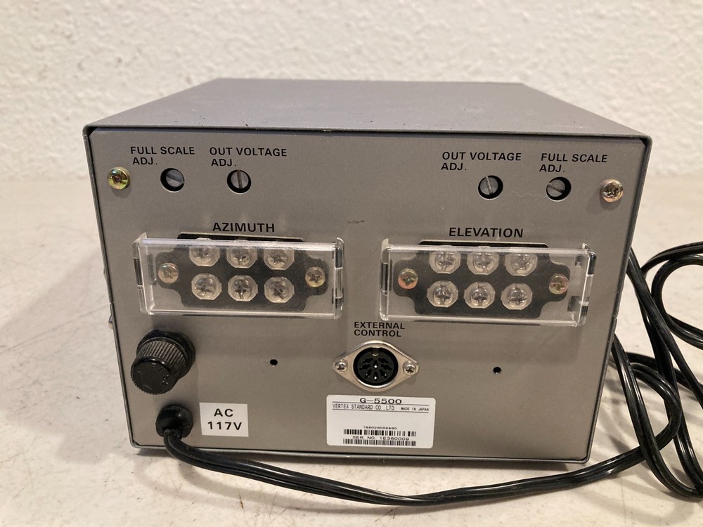 Yaesu controller G-5500 Elevation - Azimuth Dual Controller