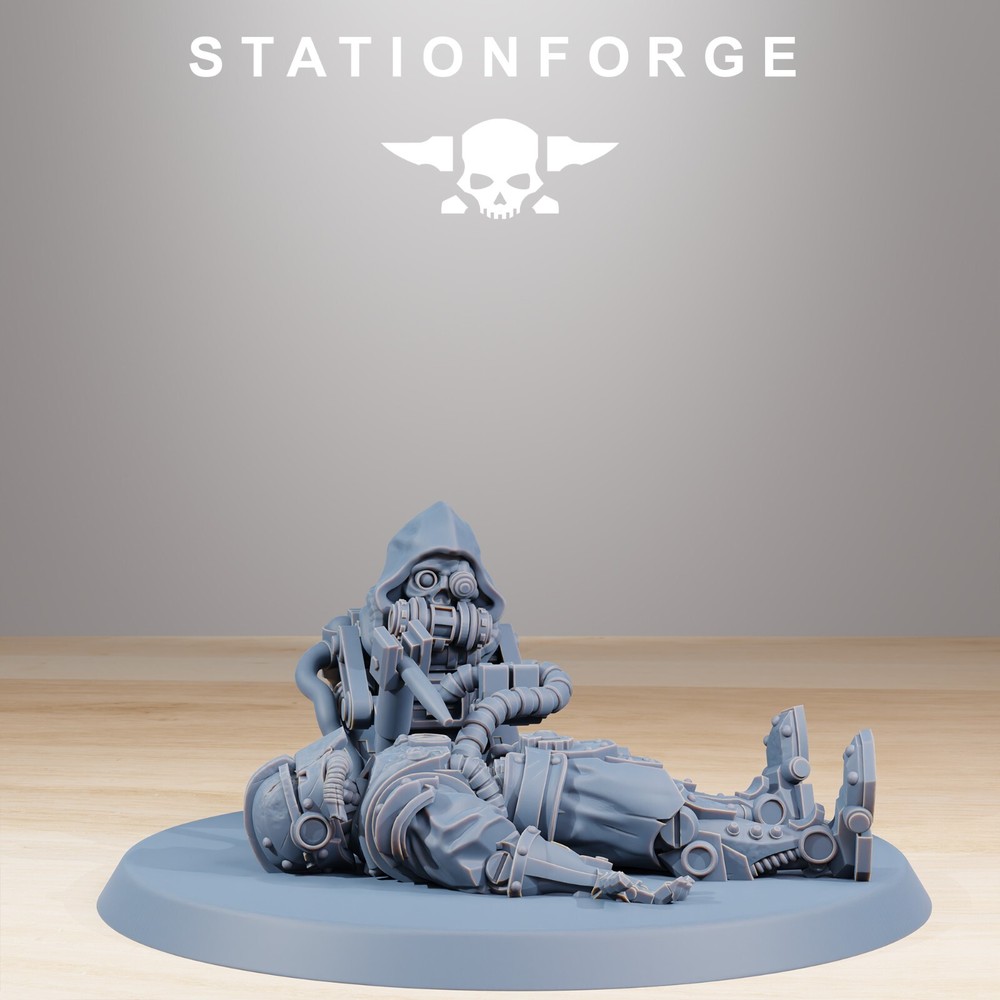 Scavenger Wounded and Commander 32mm