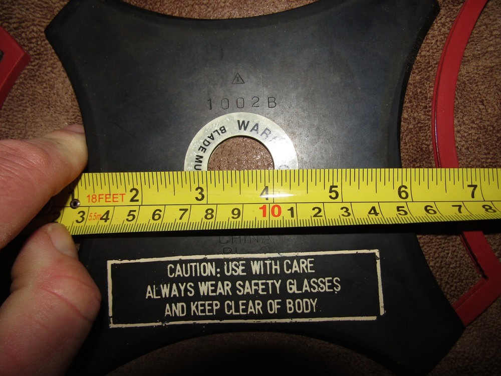 4 NOS WEED WHACKER BLADES 1002B