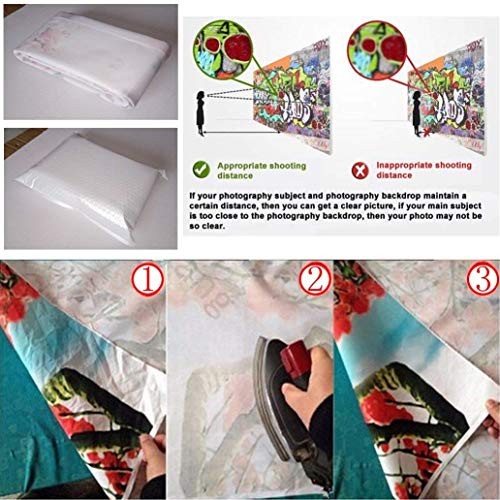 7x5FT Easter Photo Backdrop Spring Flowers Grass Backdrop Colored Egg 7x5ft