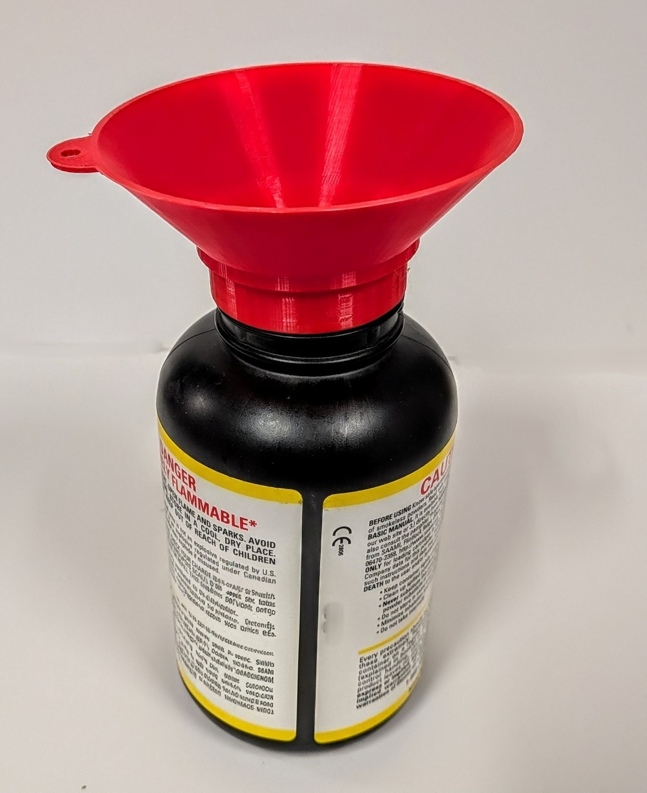 Reloading Powder Funnel Fits Hornady Lock-N-Load - 1lb 8lb Canisters *Free ship*